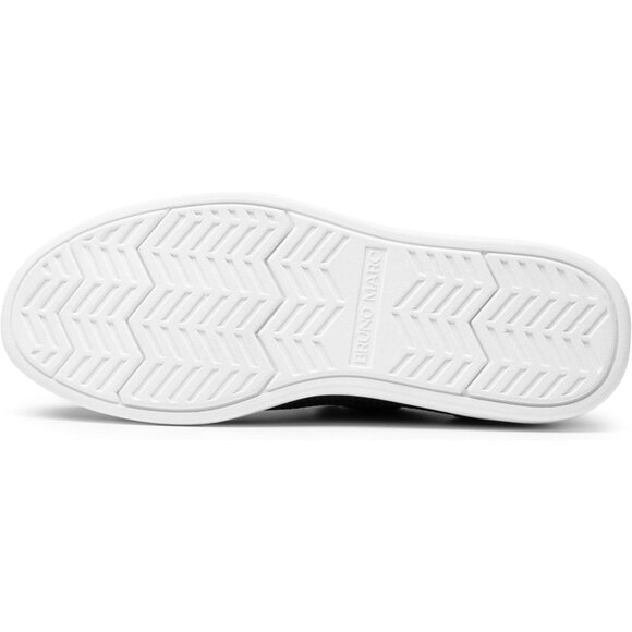 Men's Black Textile Lightweight EVA Foam Casual Lace up Walking Shoes - Picture 6 of 9